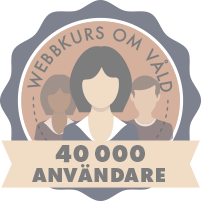 Nu har vi haft 40 000 användare av webbkursen Nu har vi haft fyrtio tusen användare av webbkursen